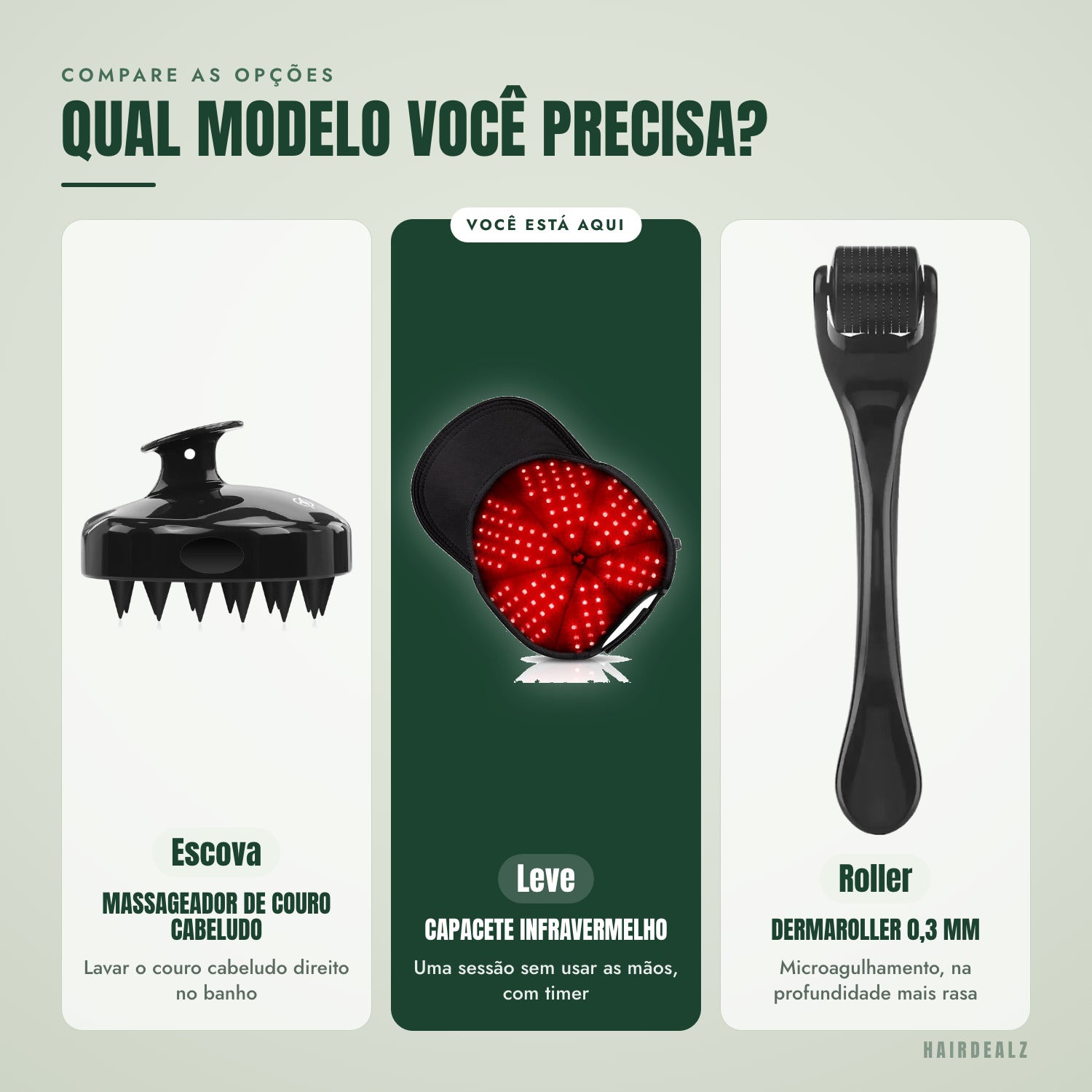 Compare a linha — Qual delas você precisa?