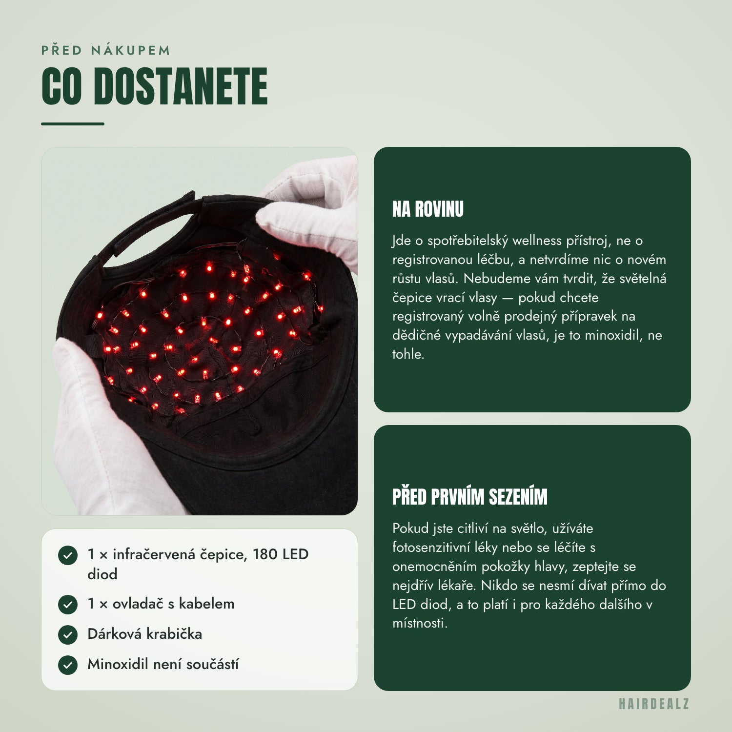 Než nakoupíte — co dostanete