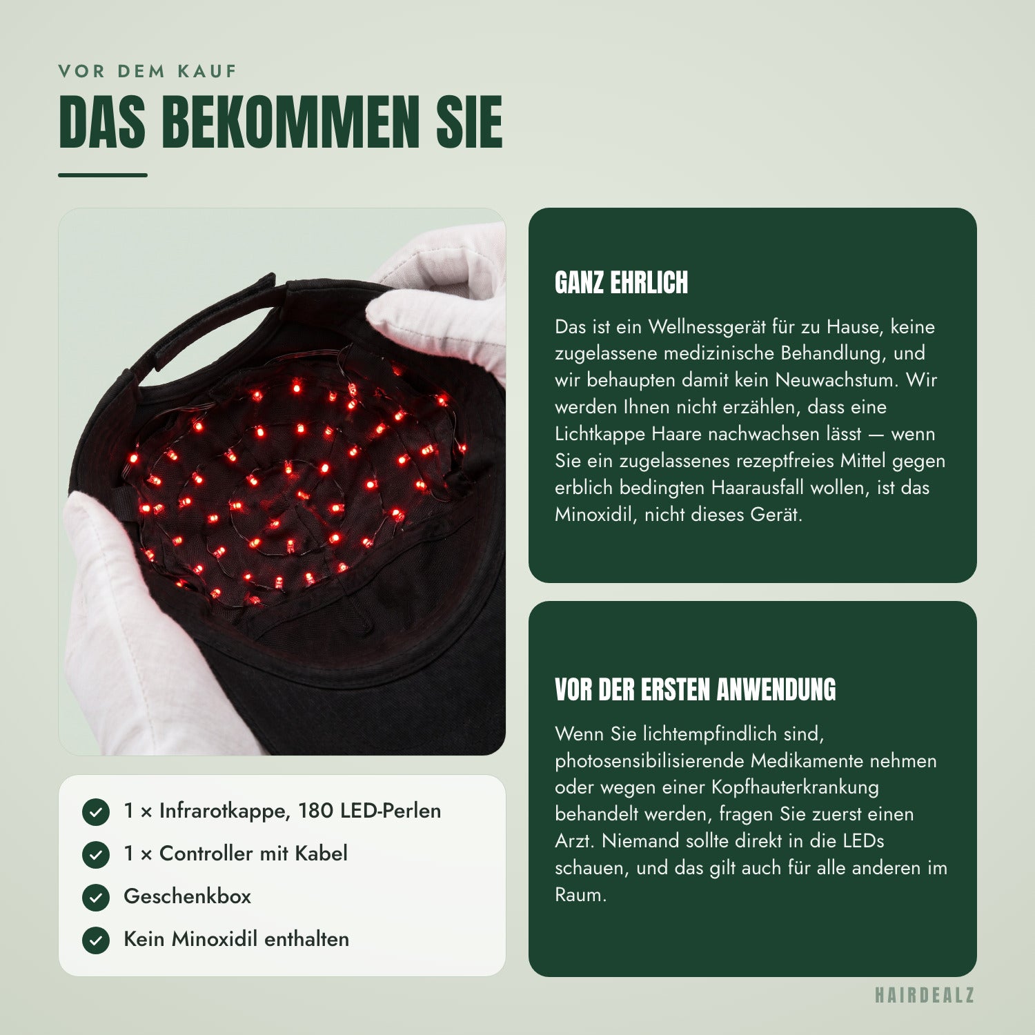 Vor dem Kauf — Das bekommen Sie