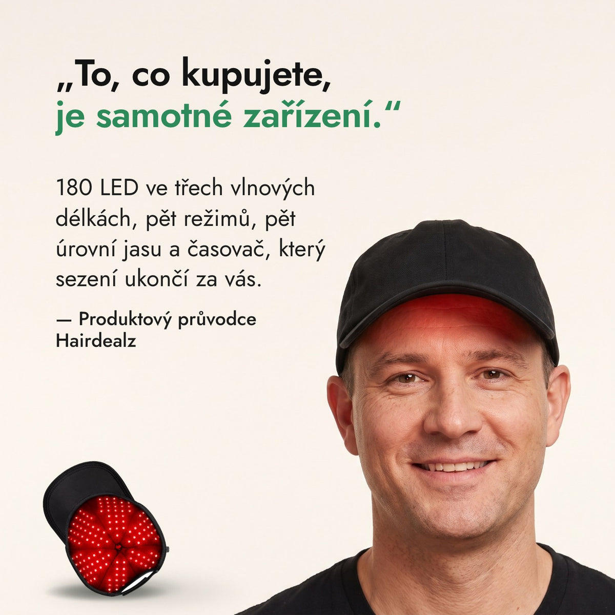 To, co kupujete, je samotné zařízení. — Produktový průvodce Hairdealz