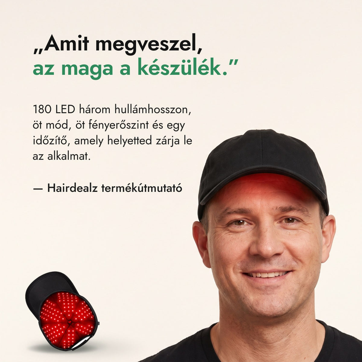 Amit megveszel, az maga a készülék. — Hairdealz termékútmutató
