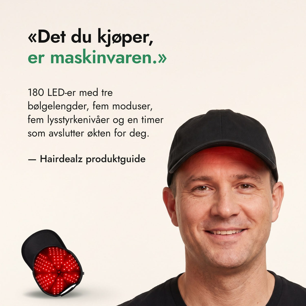 Det du kjøper, er maskinvaren. — Hairdealz produktguide