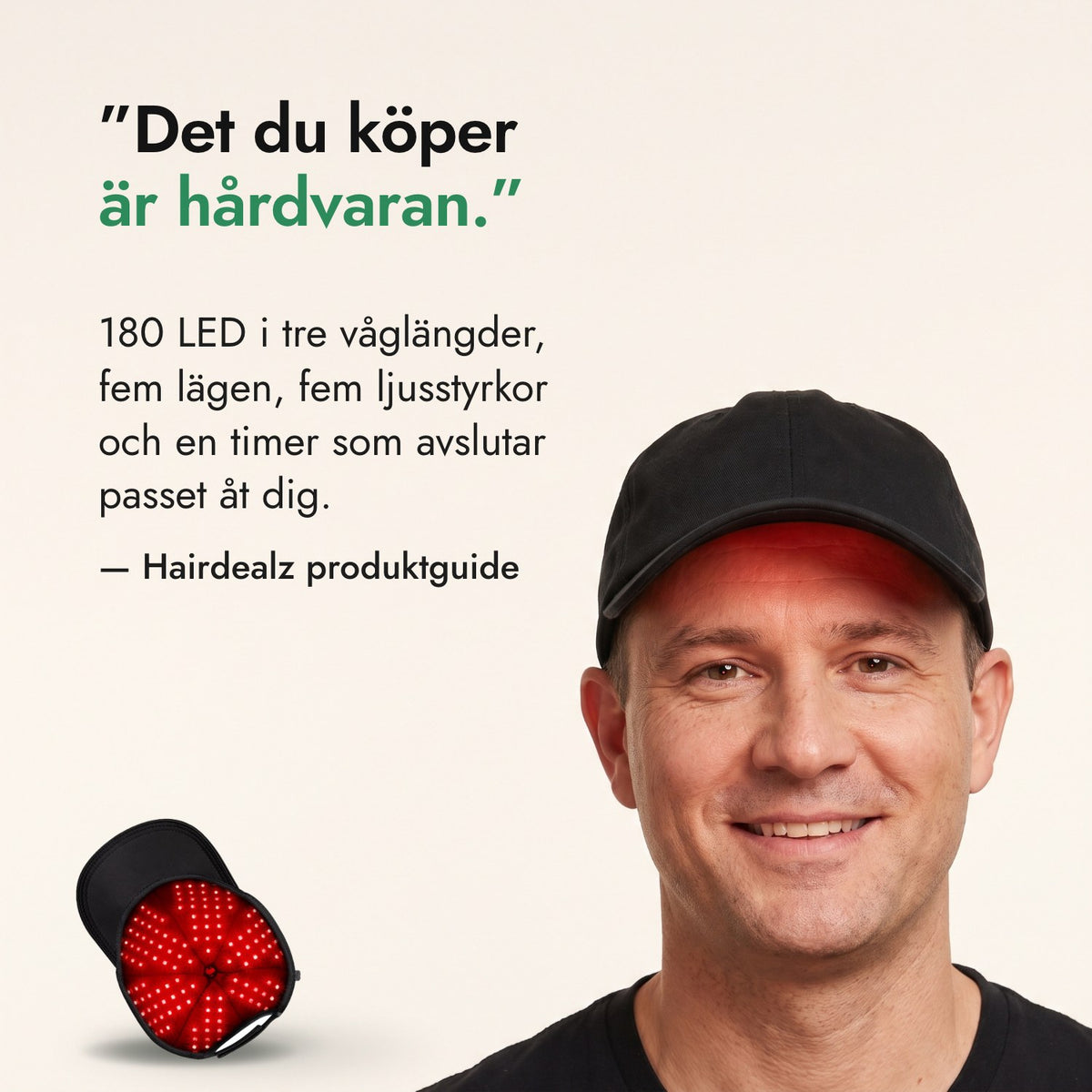 Det du köper är hårdvaran. — Hairdealz produktguide