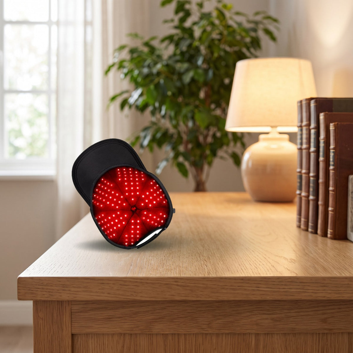 Czapka na podczerwień na porost włosów, 180 LED w codziennym użyciu