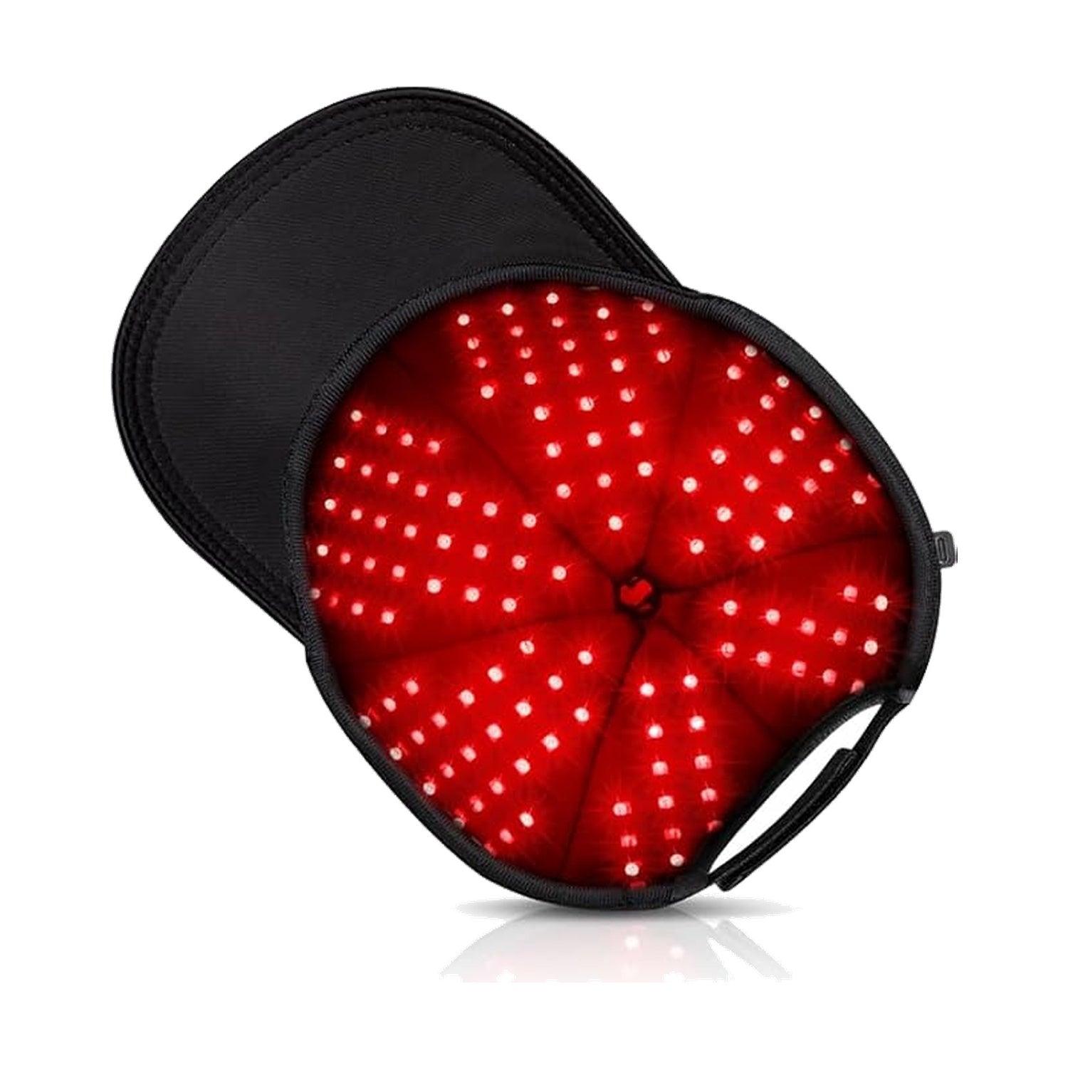 Infrared hair growth cap with 180 red LEDs in the lining