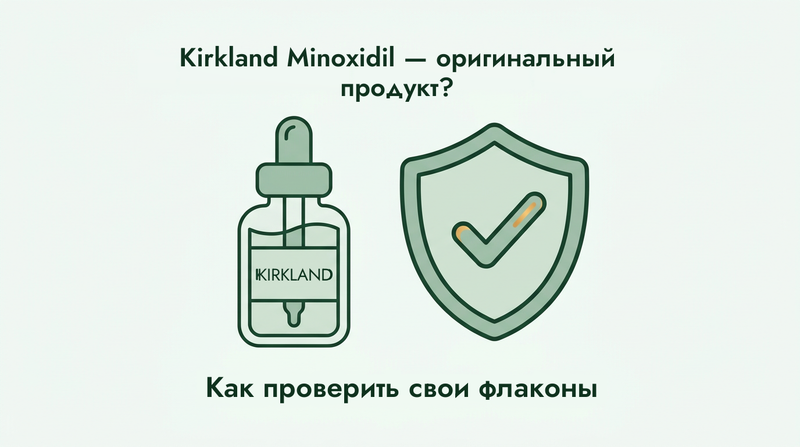 Оригинальный ли у вас миноксидил Kirkland? Как проверить флакон
