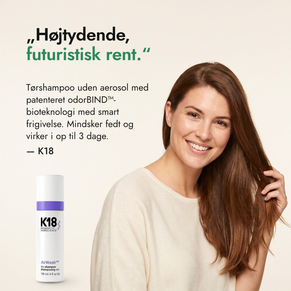 Højtydende, futuristisk rent. — K18
