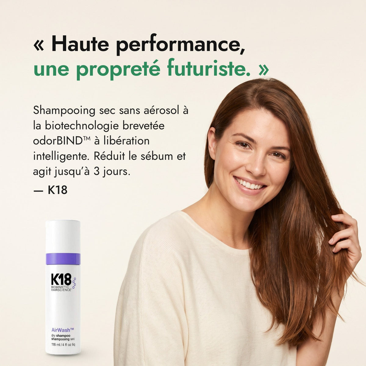 Haute performance, une propreté futuriste. — K18