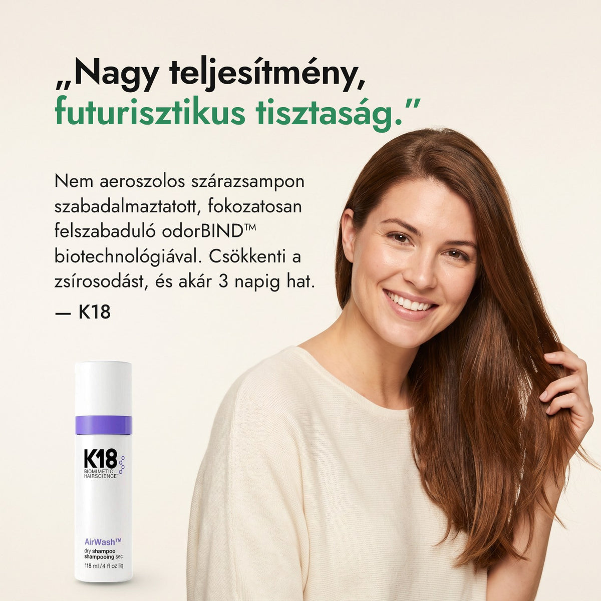 Nagy teljesítmény, futurisztikus tisztaság. — K18