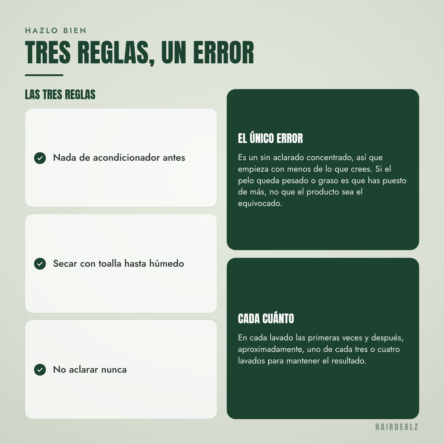 Las tres reglas para usar la mascarilla K18 leave-in