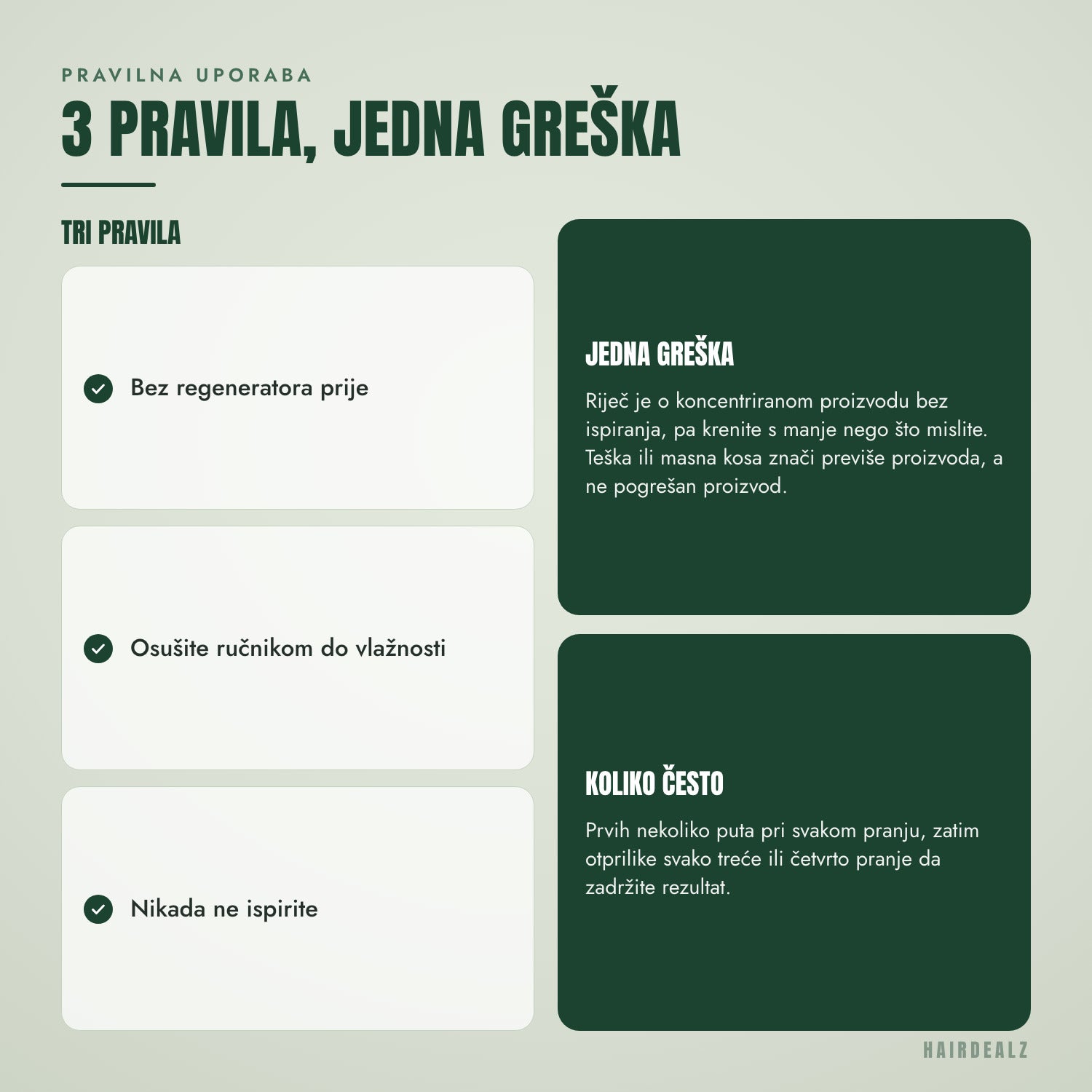 Tri pravila za korištenje K18 leave-in maske