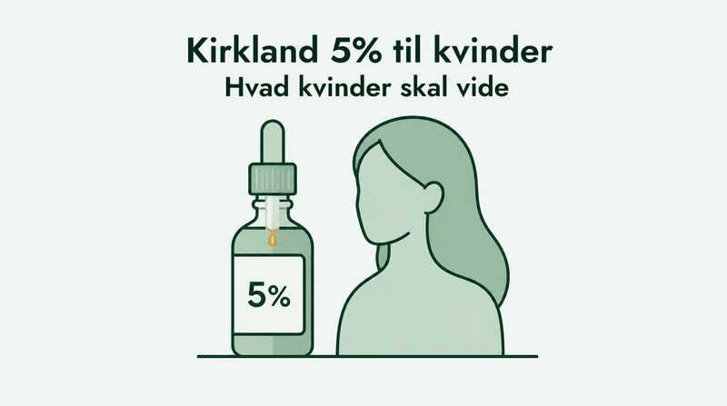 Kan kvinder bruge Kirkland minoxidil 5%
