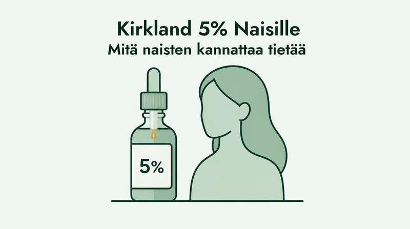Voivatko naiset käyttää Kirkland-minoksidiilia 5%