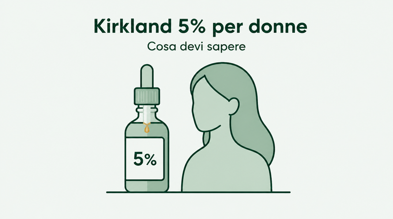 Le donne possono usare Kirkland Minoxidil 5%?