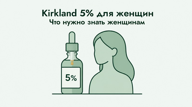 Можно ли женщинам использовать Kirkland миноксидил 5%