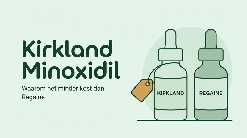 Waarom Kirkland minoxidil minder kost dan Regaine
