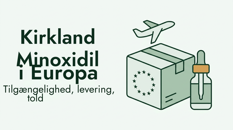 Køb af Kirkland-minoxidil i Europa: fragt og told