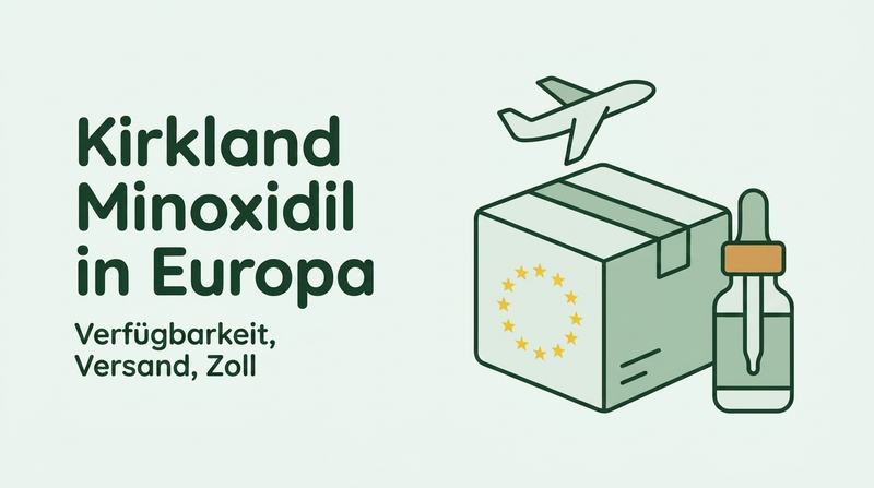 Kirkland Minoxidil in Europa kaufen: Versand und Zoll