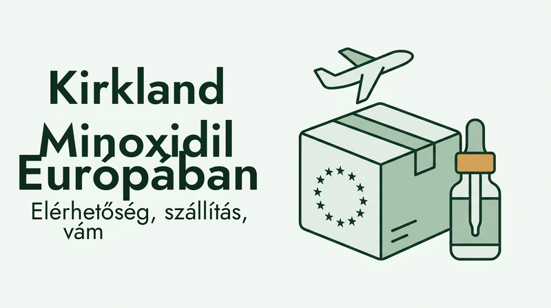 Kirkland minoxidil vásárlása Európában: szállítás és vám