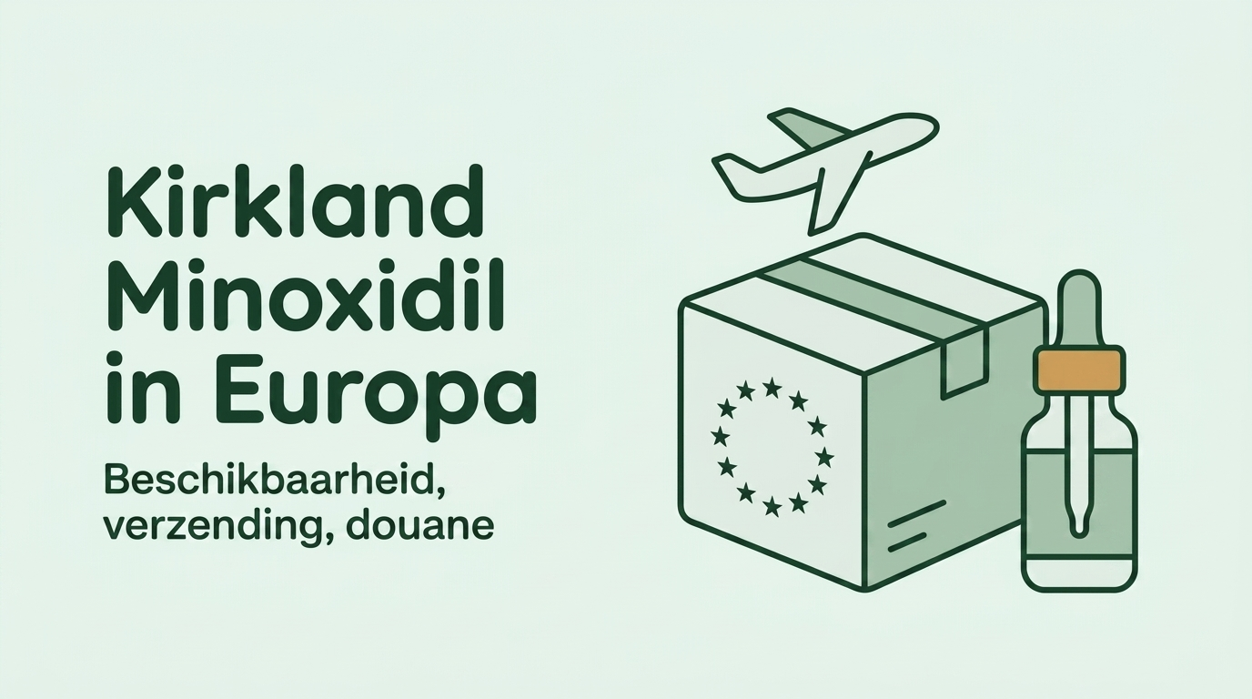Kirkland minoxidil kopen in Europa: verzending en douane