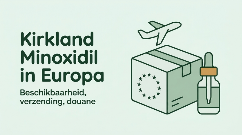 Kirkland minoxidil kopen in Europa: verzending en douane