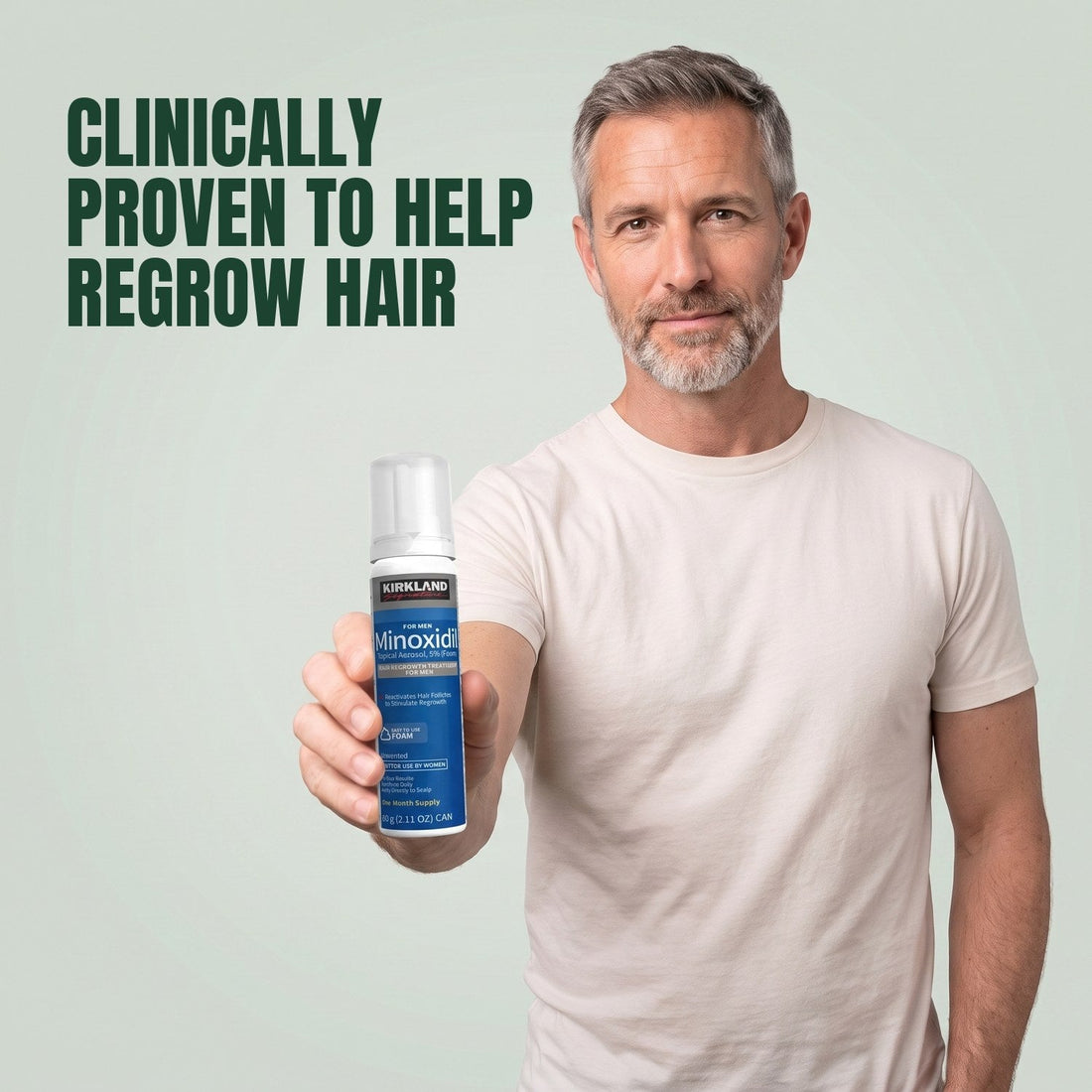 Kirkland Foam 5% for Men (6-Month Supply)
