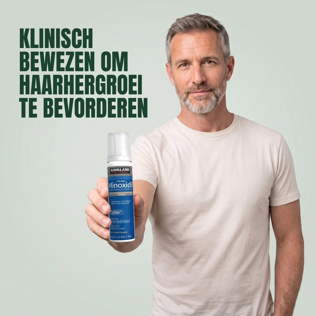 Kirkland Schuim 5% voor Mannen (6 Maanden Voorraad)