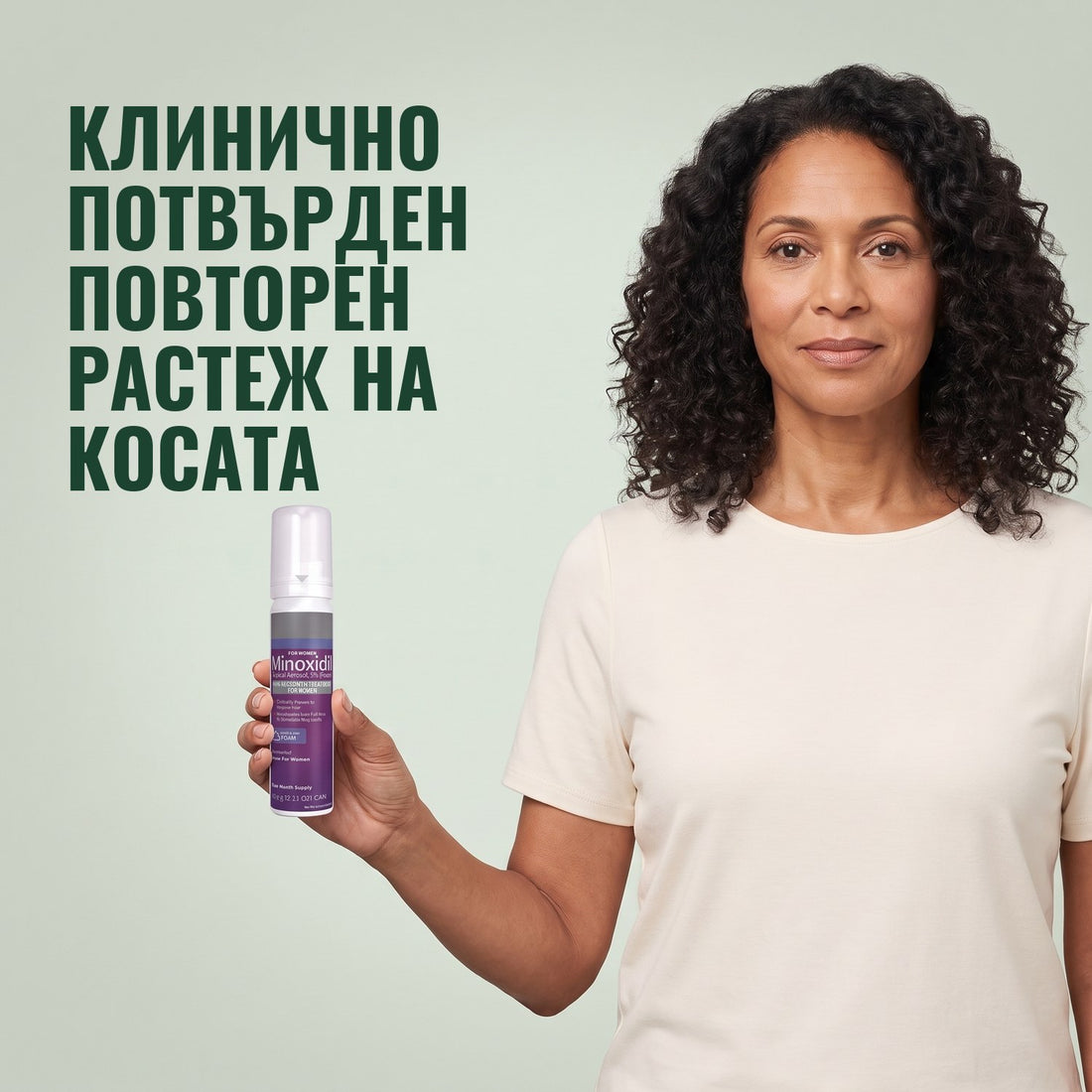 Kirkland Signature миноксидил пяна 5% за жени - 6 кутии (запас за 12 месеца)