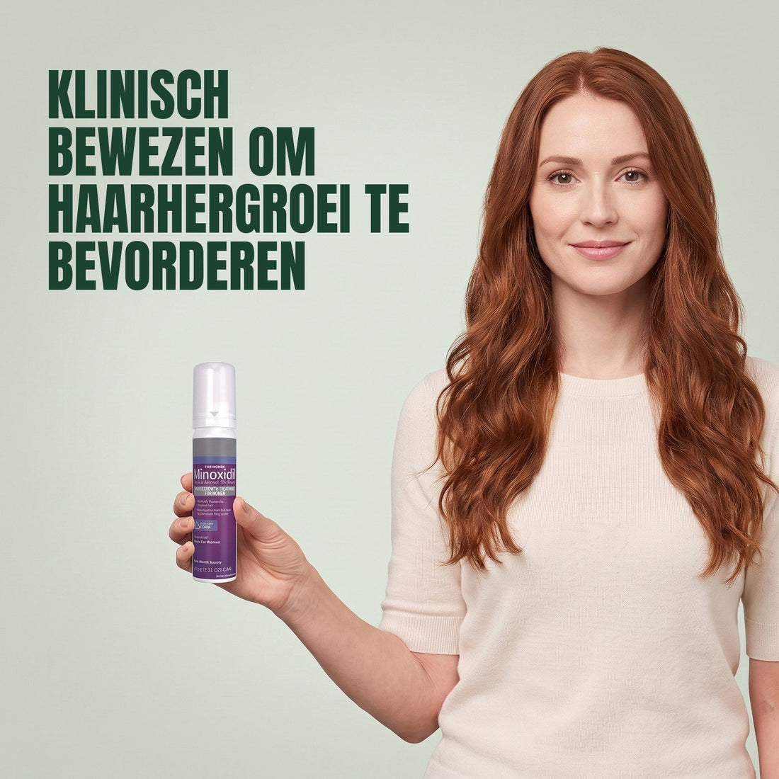 Kirkland Signature Minoxidil Schuim 5% voor Vrouwen - 1 bus (2 maanden voorraad)