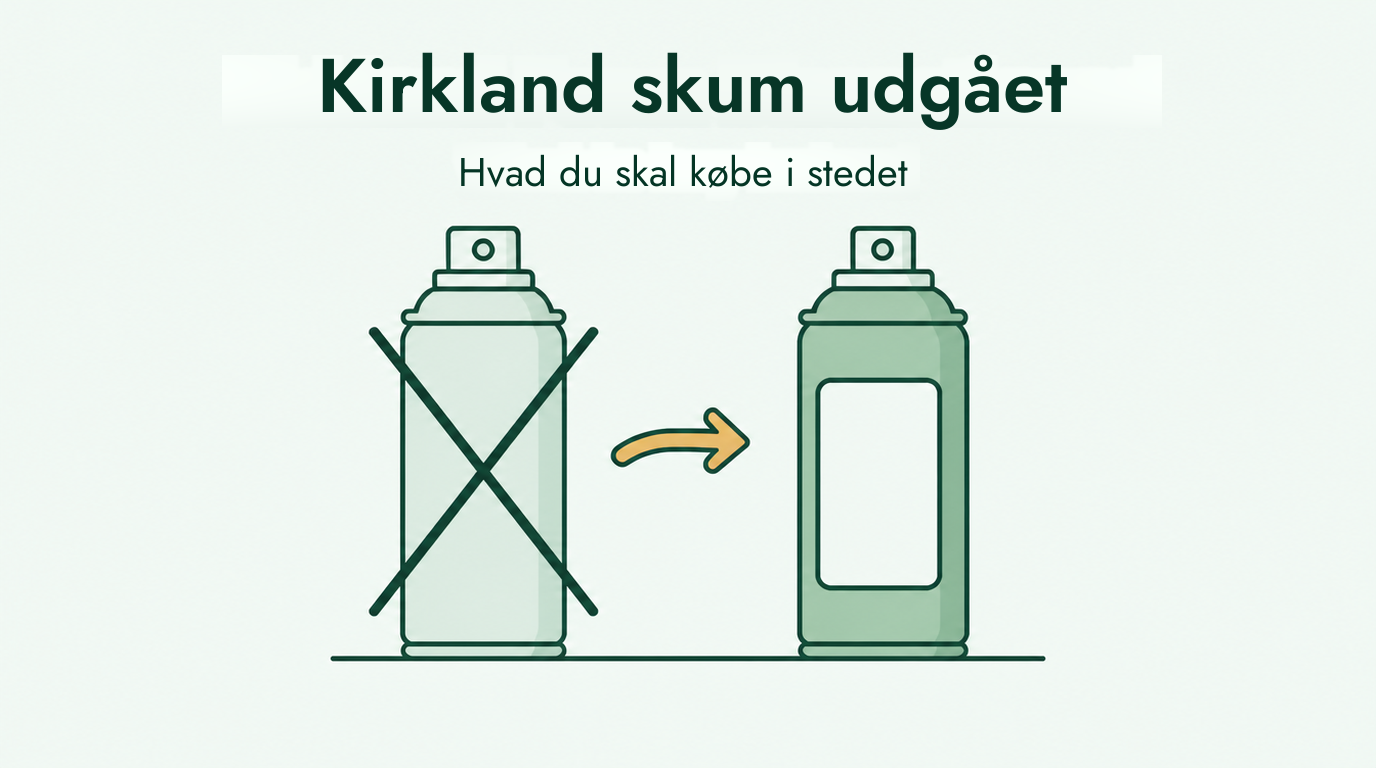 Kirkland minoxidil skum er udgået