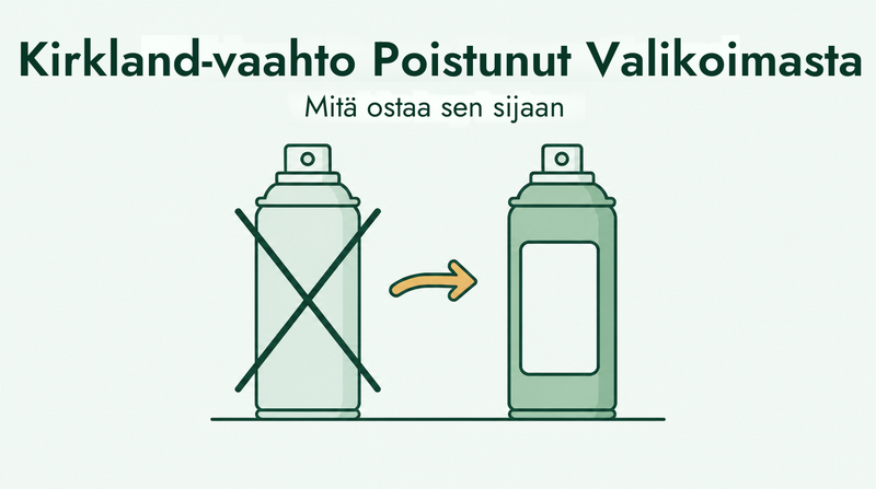 Kirkland-minoksidiilivaahdon myynti on lopetettu