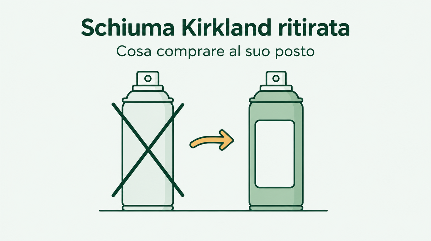 La schiuma di minoxidil Kirkland non è più in produzione