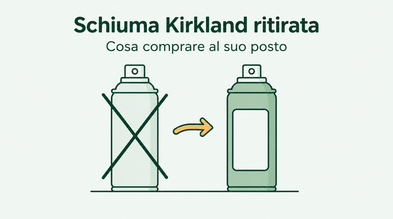 La schiuma di minoxidil Kirkland non è più in produzione