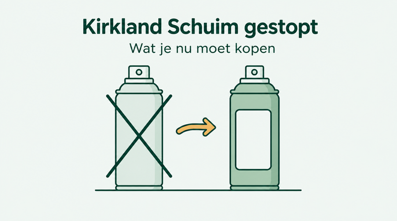 Kirkland minoxidil schuim wordt niet meer geproduceerd