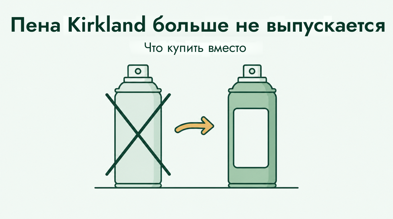 Пена Kirkland миноксидил больше не выпускается