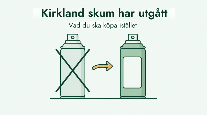 Kirkland minoxidil skum har utgått