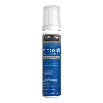 Schiuma di Minoxidil Kirkland Signature 5% per Uomo - 1 lattina (scorta per 1 mese)