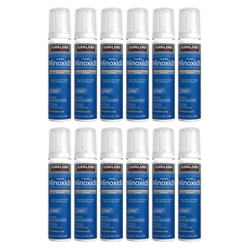 Kirkland Signature Minoxidil Schiuma 5% per Uomo - 12 lattine (scorta per 12 mesi)