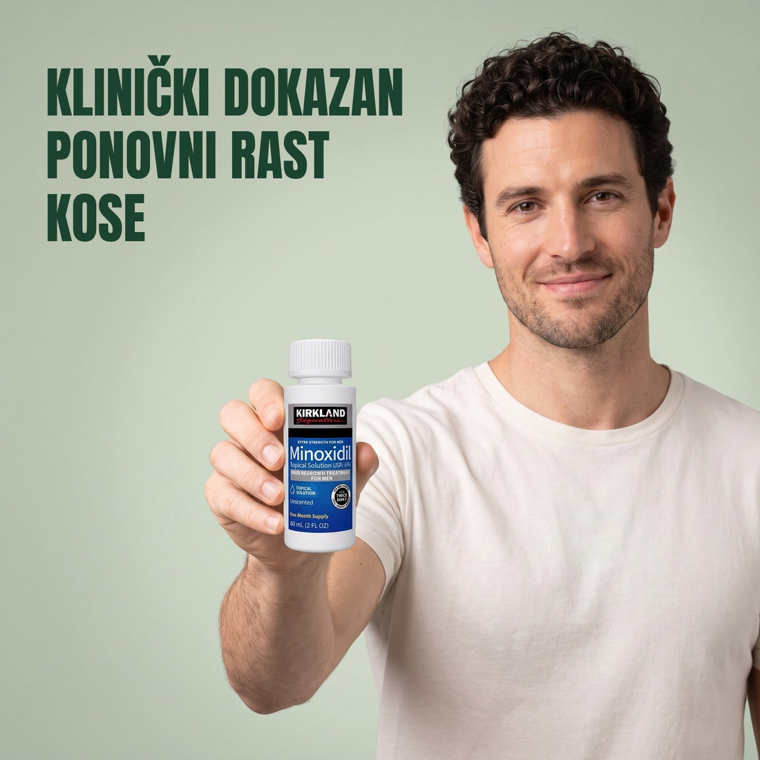 Kirkland Signature Minoksidil Losion 5% za muškarce - Zaliha za 12 mjeseci