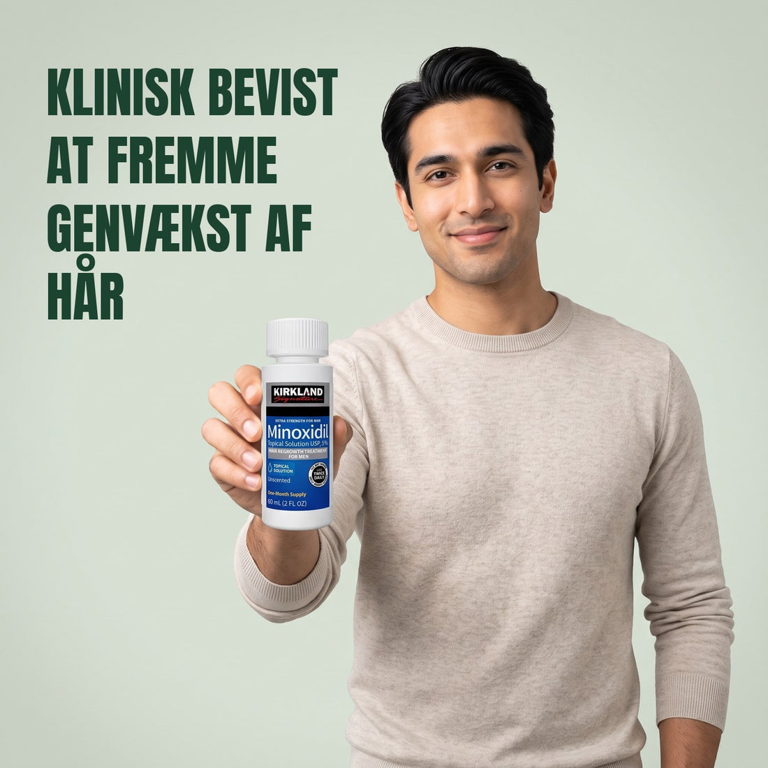 Kirkland Signature minoxidil-opløsning 5% til mænd - 3 måneders forbrug