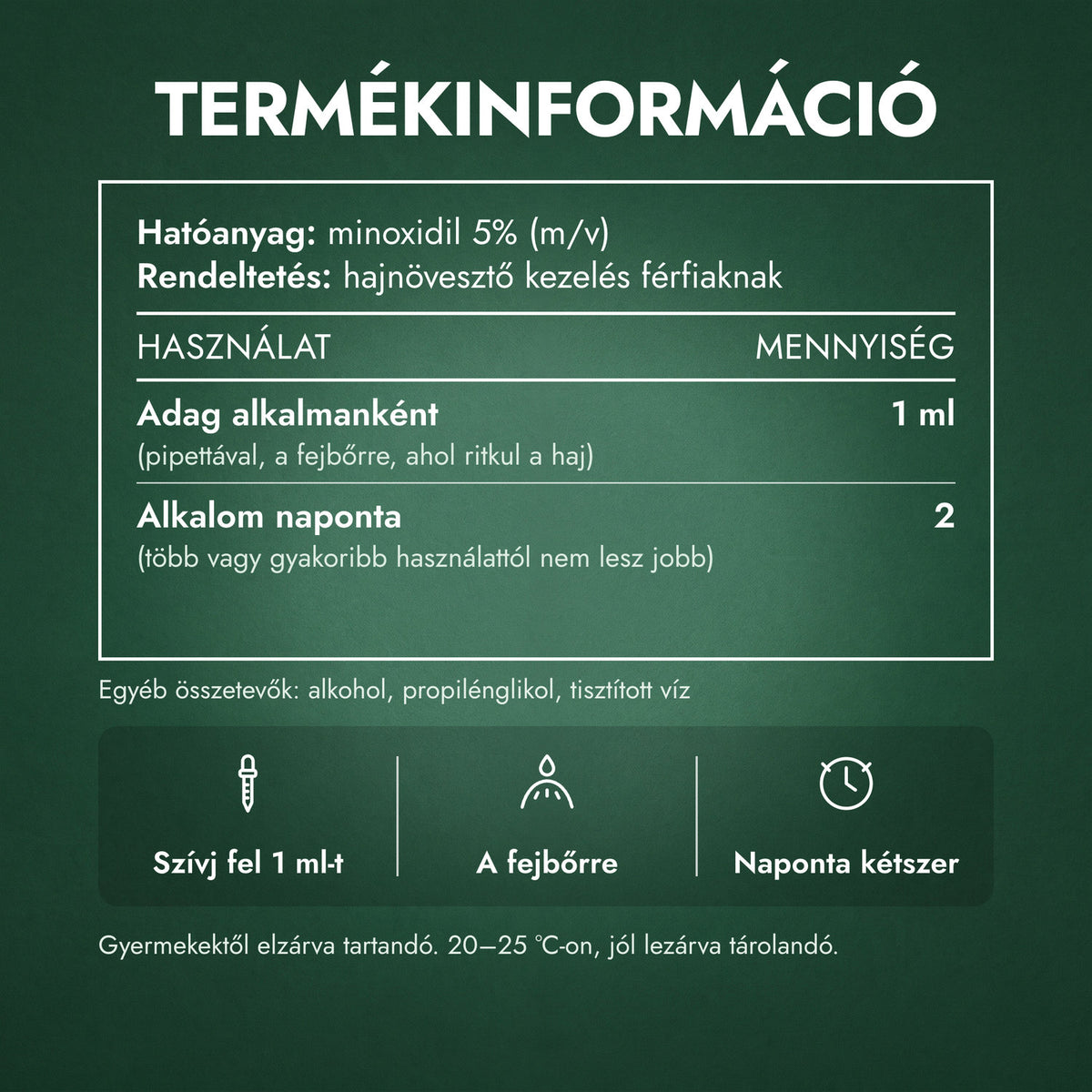 Termékinformáció: Kirkland Signature Minoxidil 5%