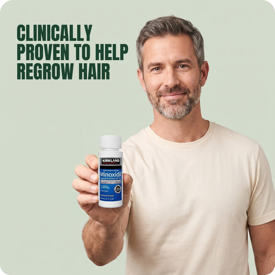 Kirkland Lotion 5% for Men (6-Month Supply)