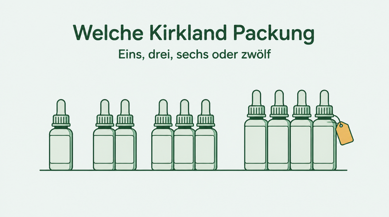 Kirkland Minoxidil 1, 3, 6 oder 12 Monatsvorrat
