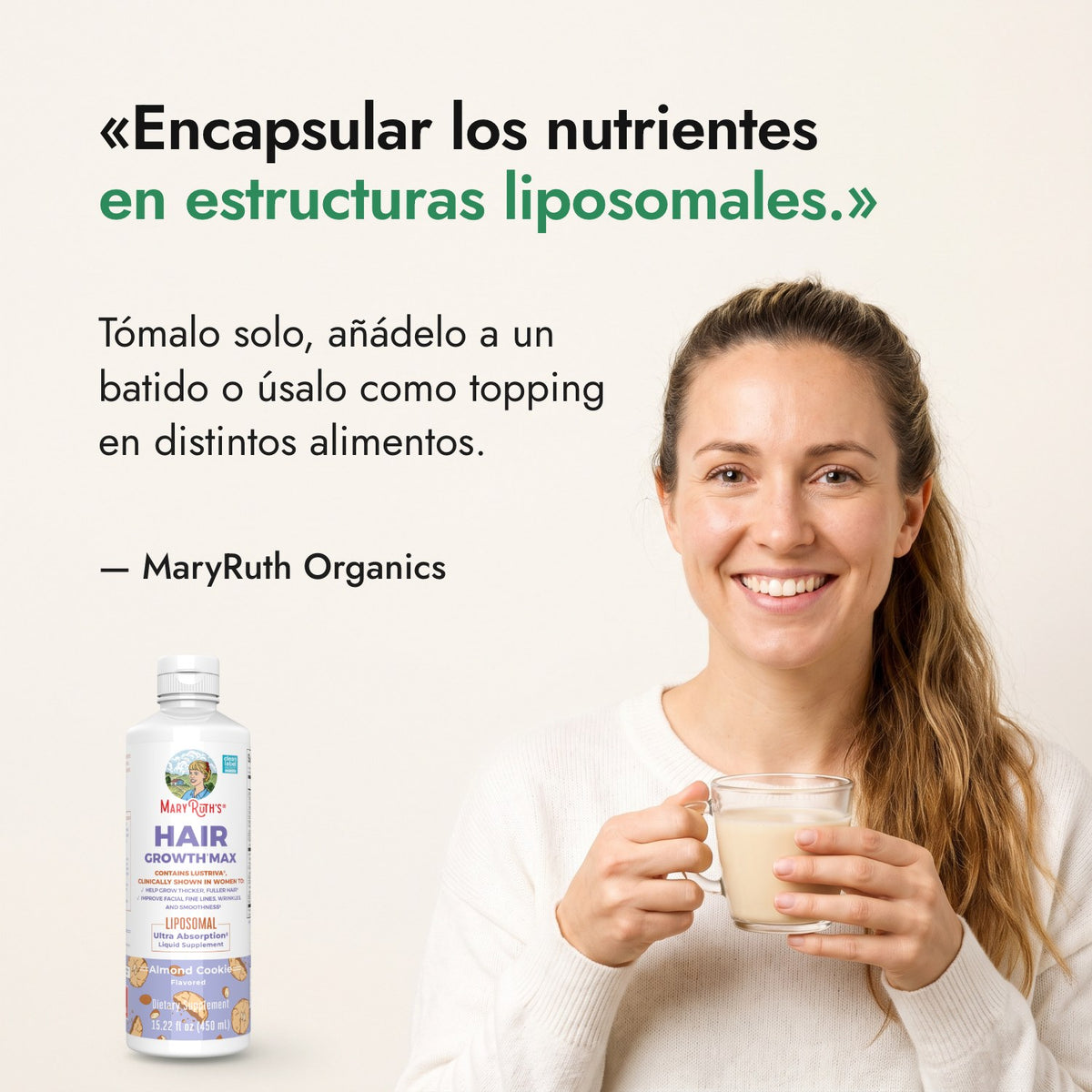 Encapsular los nutrientes en estructuras liposomales. — MaryRuth Organics