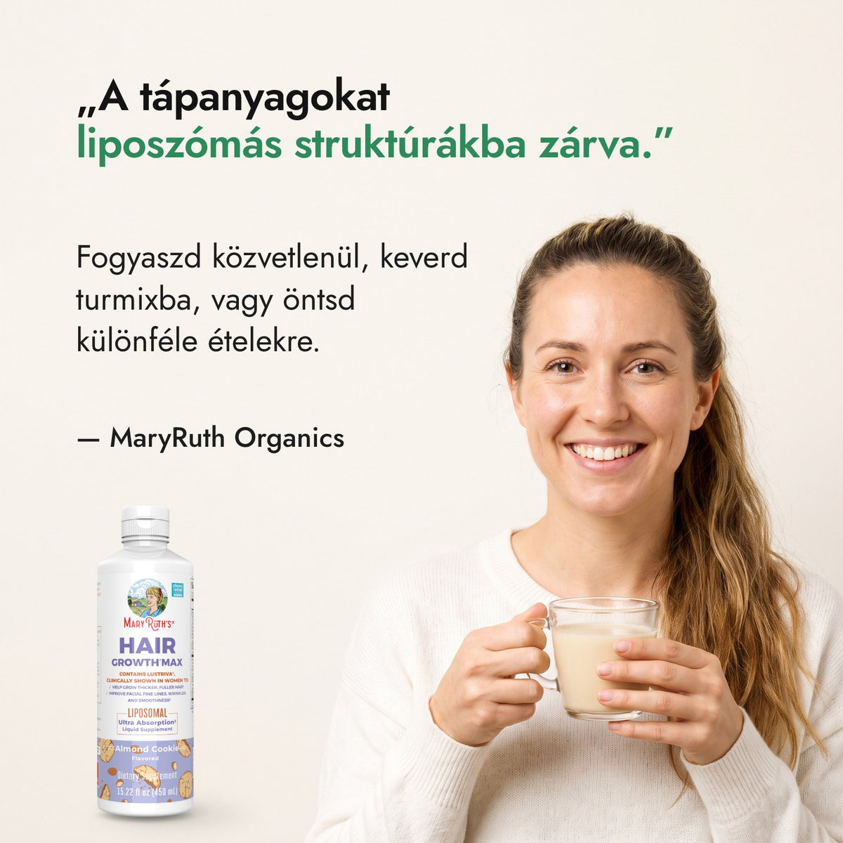 A tápanyagokat liposzómás struktúrákba zárva. — MaryRuth Organics