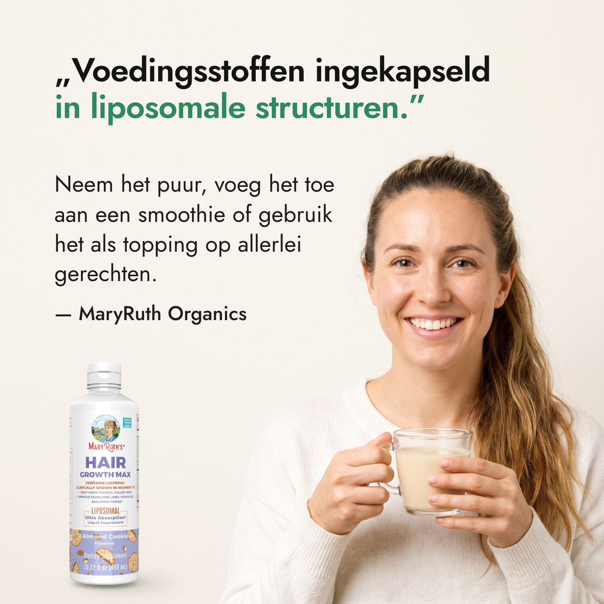 Voedingsstoffen ingekapseld in liposomale structuren. — MaryRuth Organics