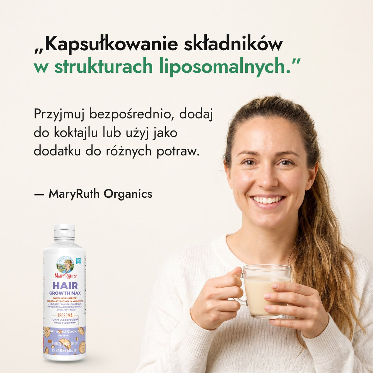 Kapsułkowanie składników w strukturach liposomalnych. — MaryRuth Organics