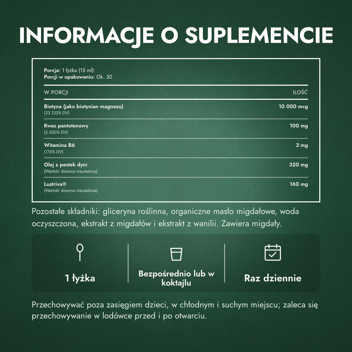 Informacje o suplemencie: MaryRuth's Hair Growth Max Liposomal