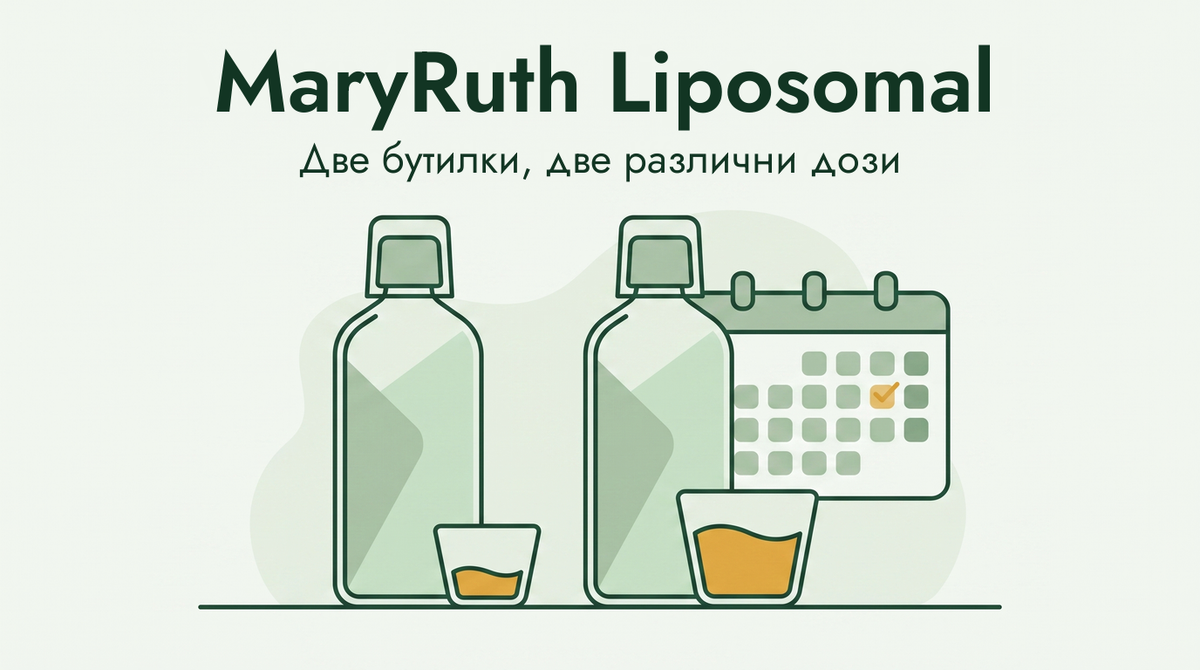Сравнение на липозомните бутилки MaryRuth