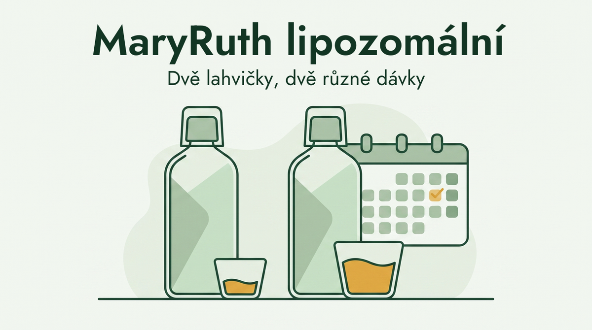 Srovnání lipozomálních lahviček MaryRuth